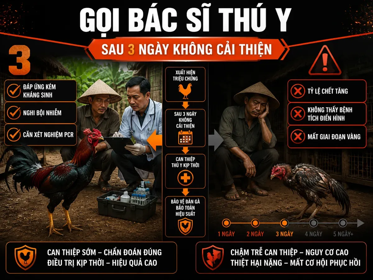 Khi nào cần gọi bác sĩ thú y?