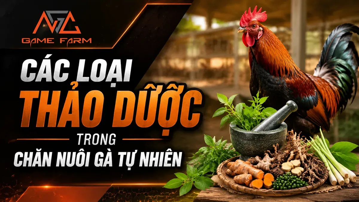 Các loại thảo dược trong chăn nuôi gà: Công thức, liều lượng và kinh nghiệm từ trại