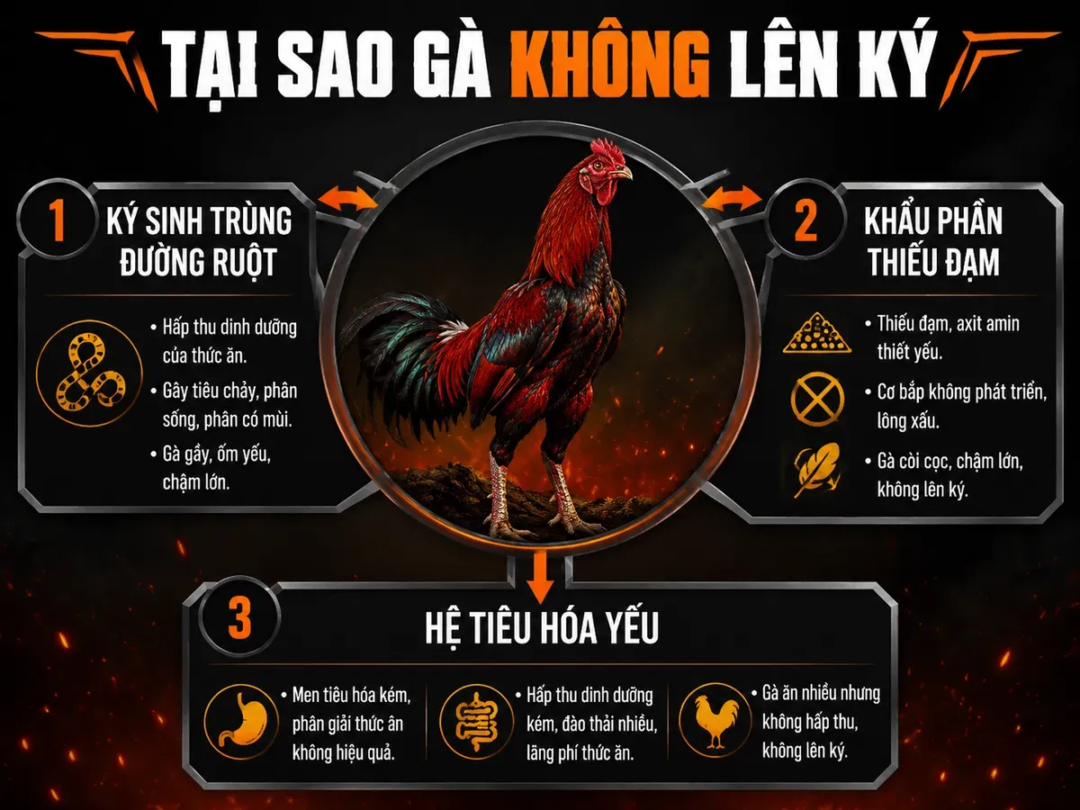 Tại Sao Gà Ăn Nhiều Mà Không Lên Ký