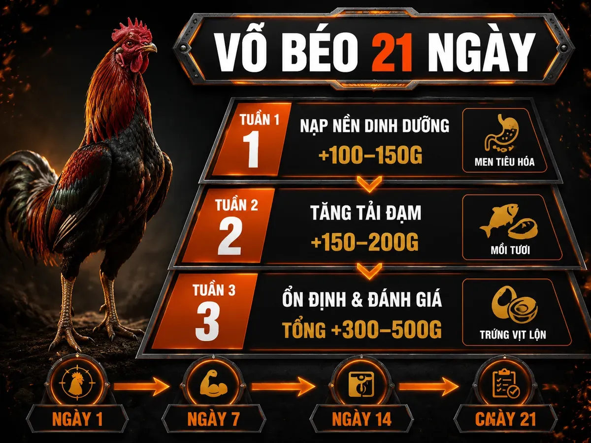 Bước 4 — Kịch Bản Vỗ Béo 21 Ngày