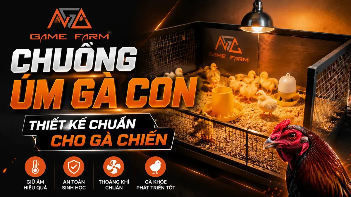 Chuồng Úm Gà Con — Từ Thiết Kế, Thi Công Đến Vận Hành Chuẩn Trại Chuyên Nghiệp