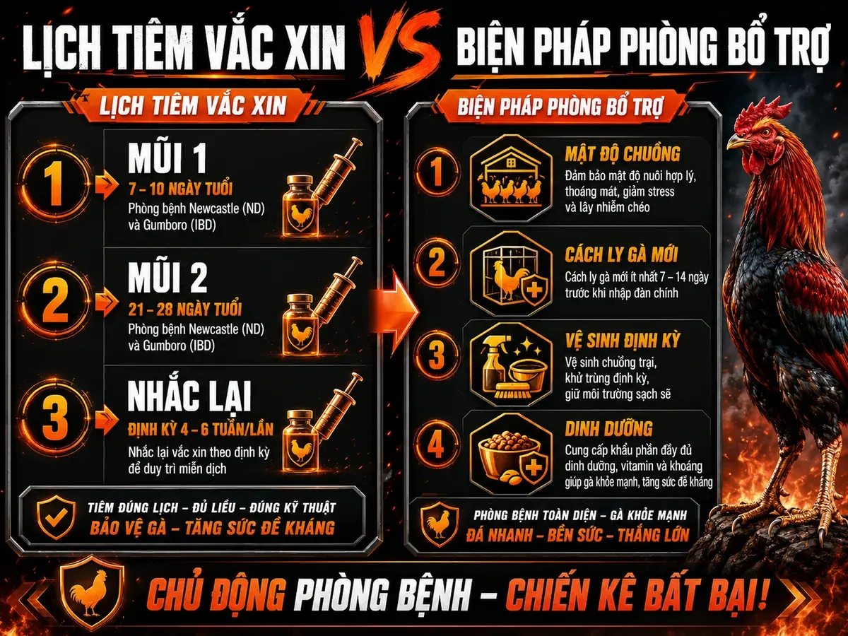 Phòng bệnh sổ mũi sưng mặt cho gà