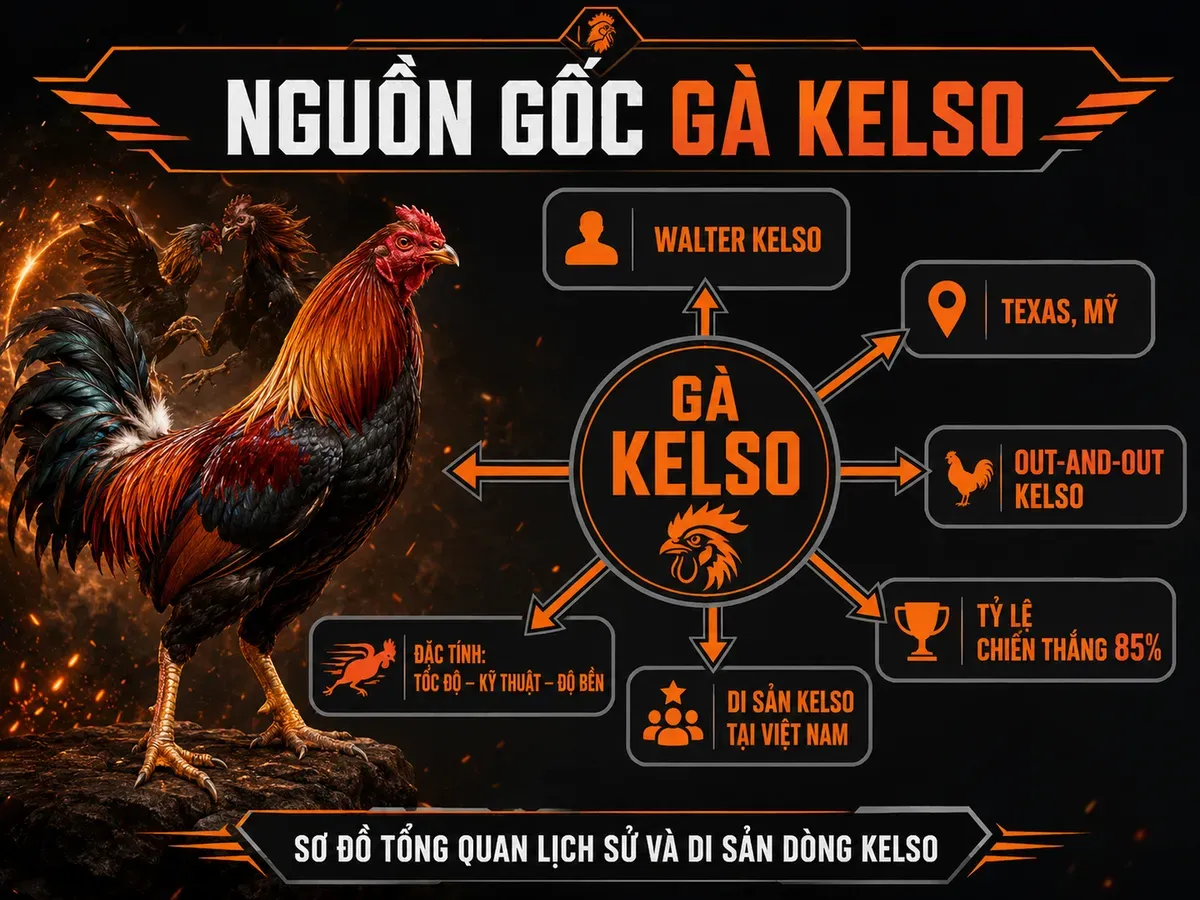 Nguồn Gốc và Lịch Sử Dòng Gà Kelso