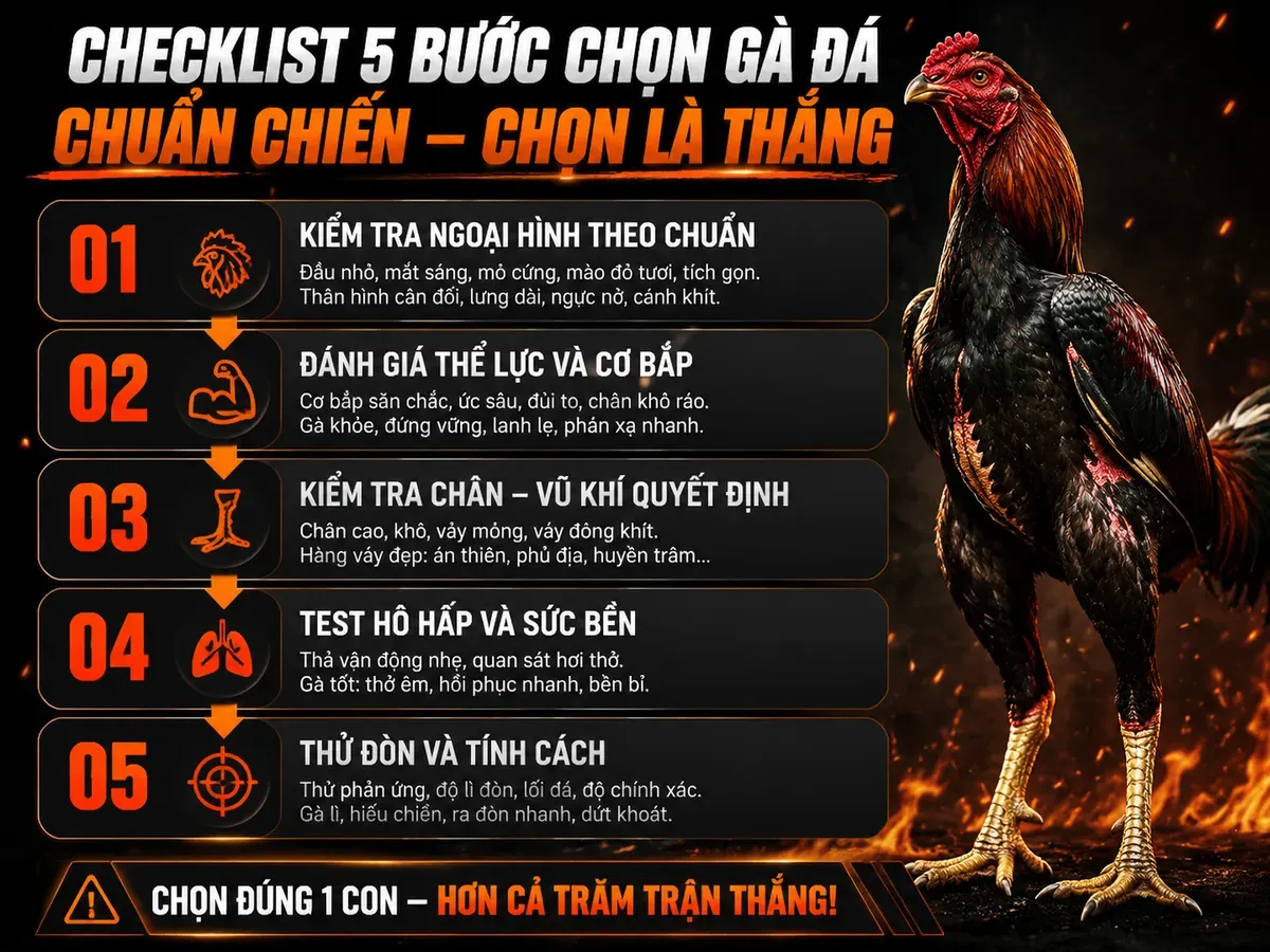 Cách chọn mua gà Peru chất lượng