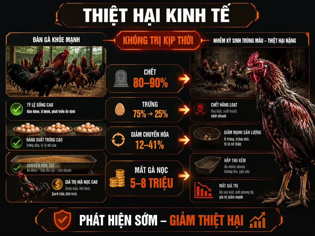 Tác hại kinh tế nếu không trị kịp thời
