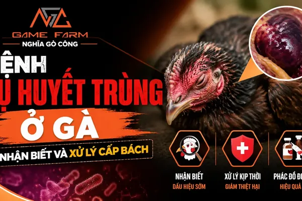 Bệnh tụ huyết trùng ở gà: nhận biết sớm, xử lý kịp thời